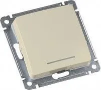 MASTER сл.к. Выключатель 1-кл. с подсветкой ВС10-412-01 ВС10-412-01