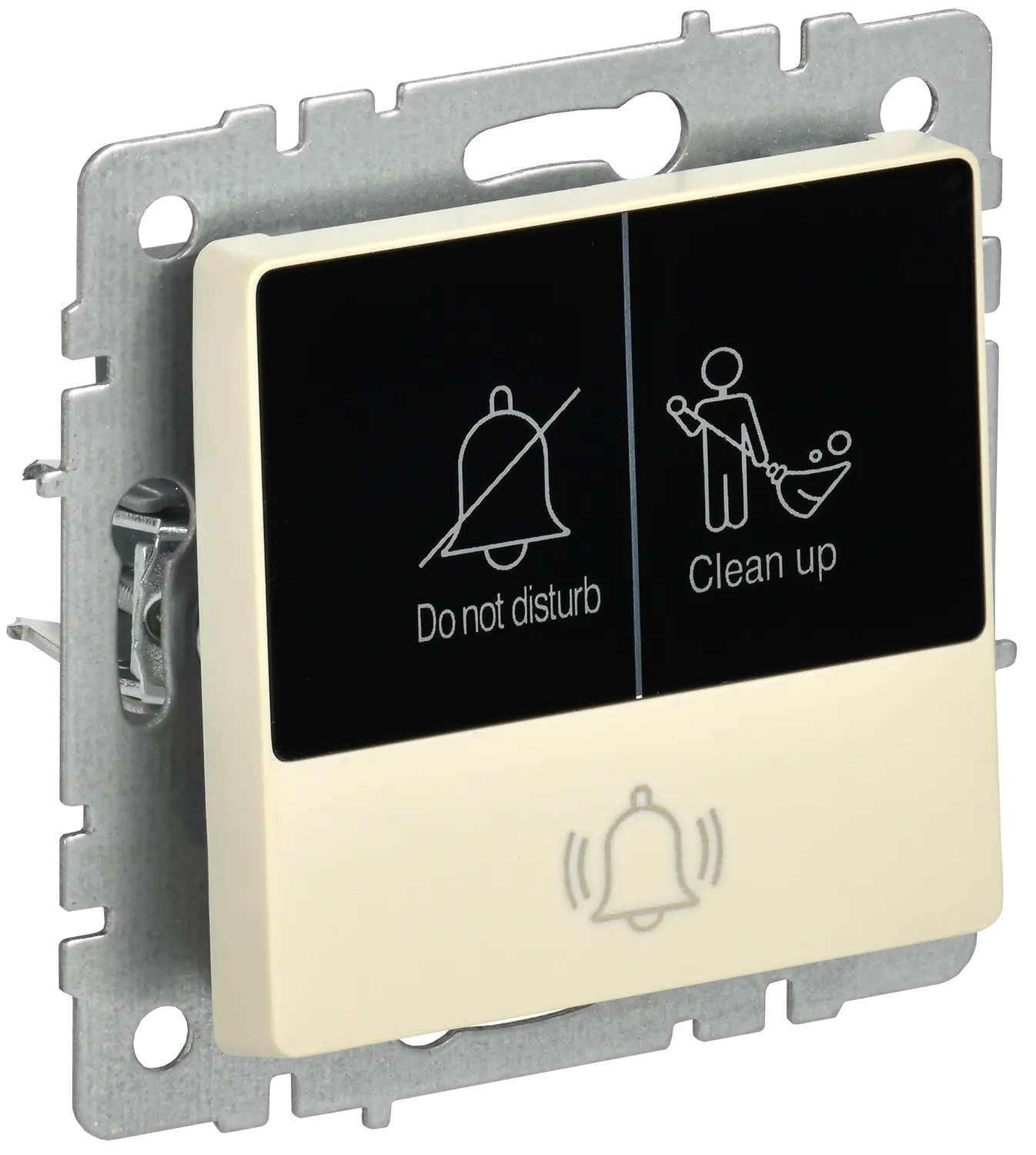 BRITE Кнопка звонка с индикацией для отелей 10А ВС10-1-9-БрКр бежевый IEK BR-V14-2-10-K10