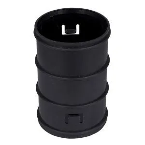 Муфта быстросъемная для двуст. труб d63 мм черная EKF-Plast CQR63