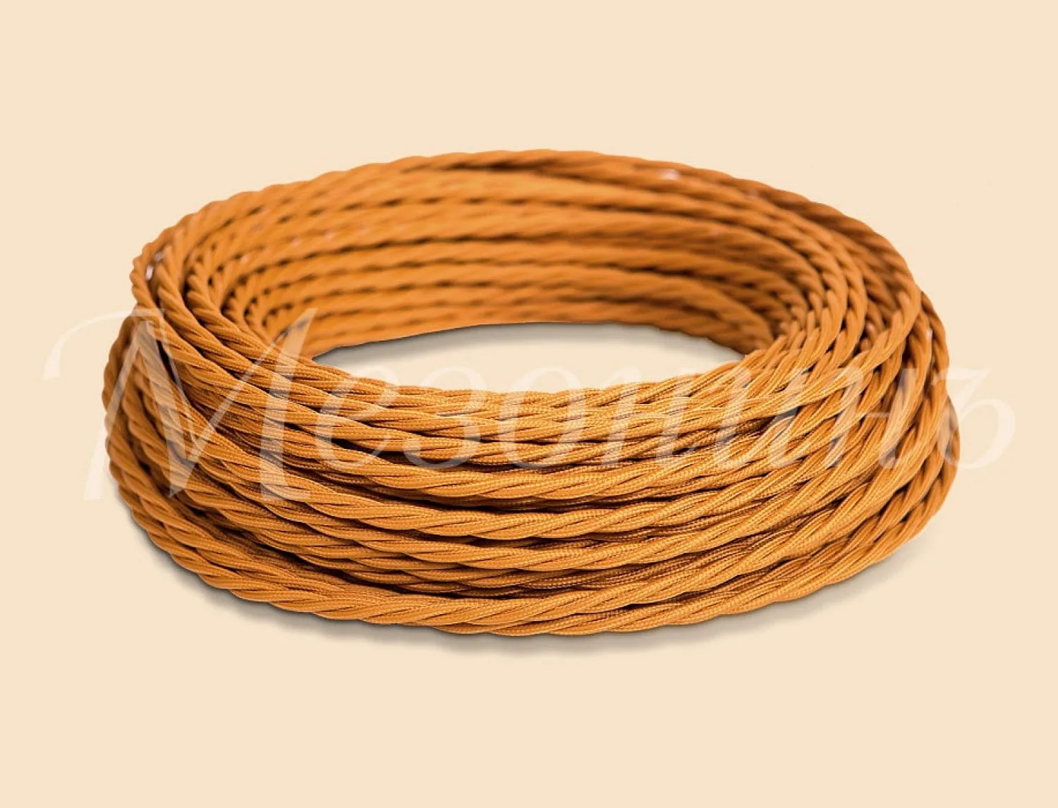 Провод монтажный витой ПВХ 3х2,5мм, цвет - медь (бухта 10м), ТМ "МЕЗОНИНЪ" GE70114-33