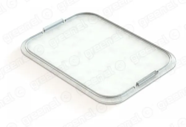 Стекло пластиковое 104х79мм для электрощитов с толщиной стенки 1-1.2мм. цвет-ПРОЗРАЧНЫЙ (10/500шт)