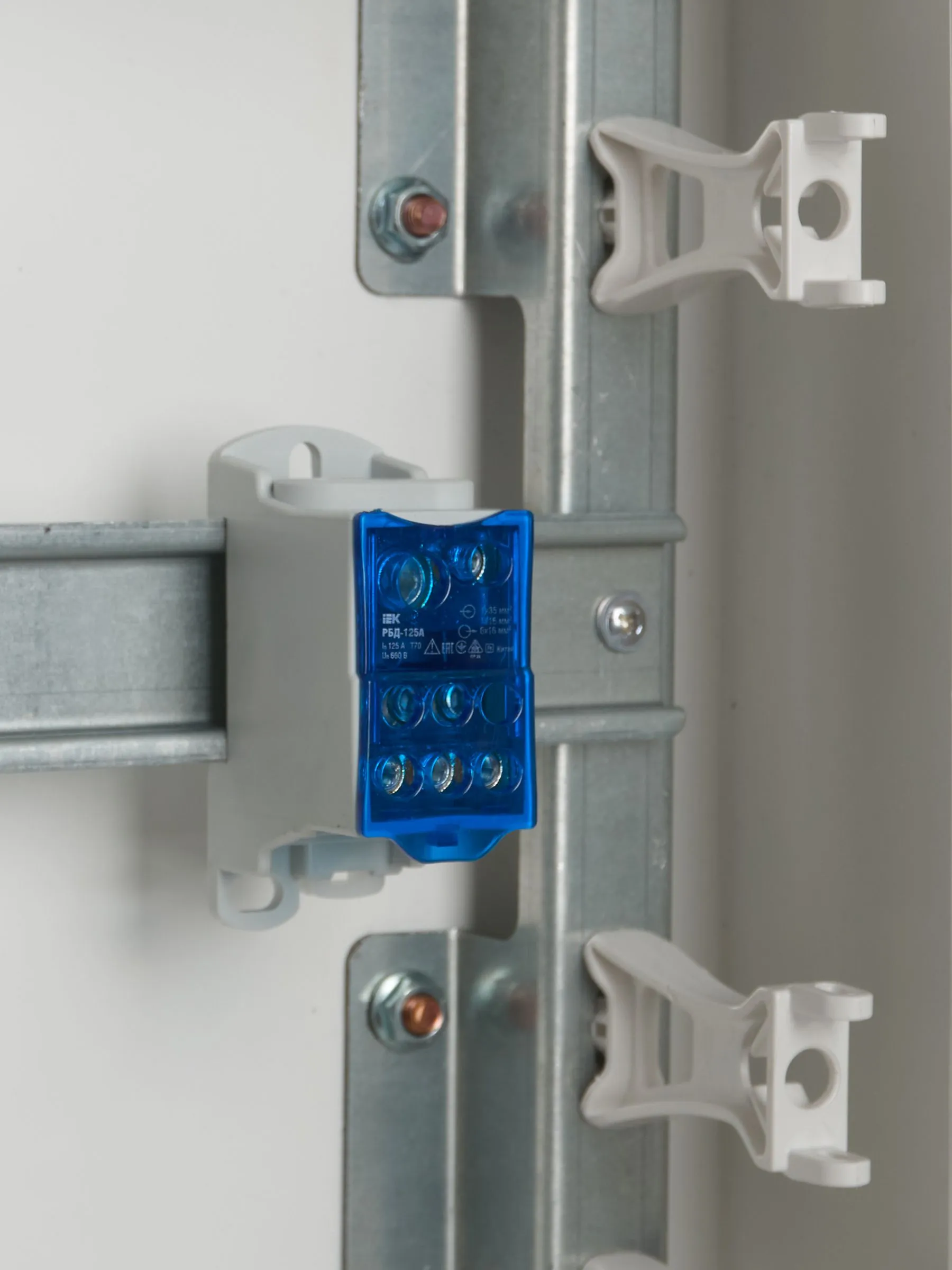 Блок распределительный РБД-125А на DIN-рейку IEK - Фото 2