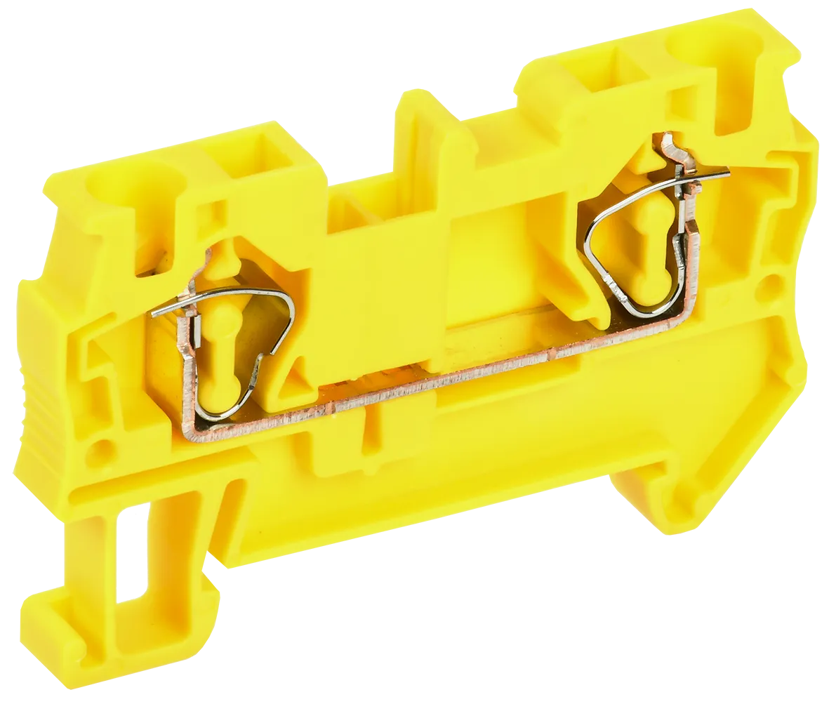 Клемма пружинная КПИ 2в-4 41А желтая IEK