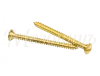 Саморез для выключателя / изолятора, цвет - латунь, ТМ  "МЕЗОНИНЪ", (40шт/уп). GE30002-30 GE30002-30