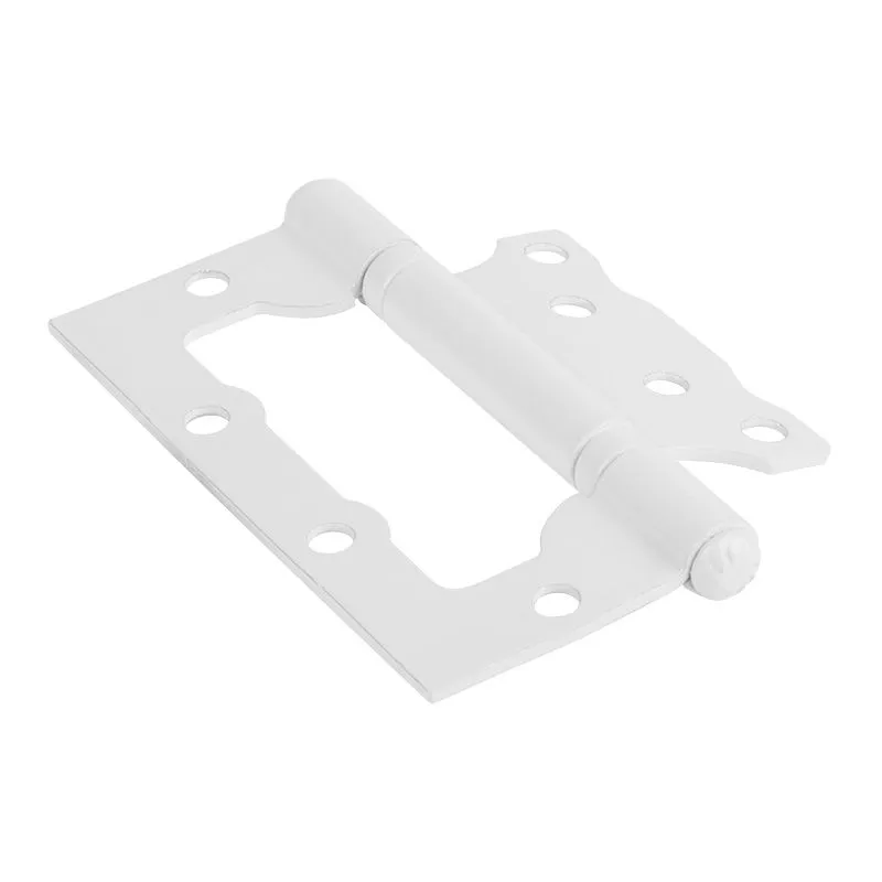 Петля накладная универсальная 100 белая ЧЕТЫРЕ СЕЗОНА