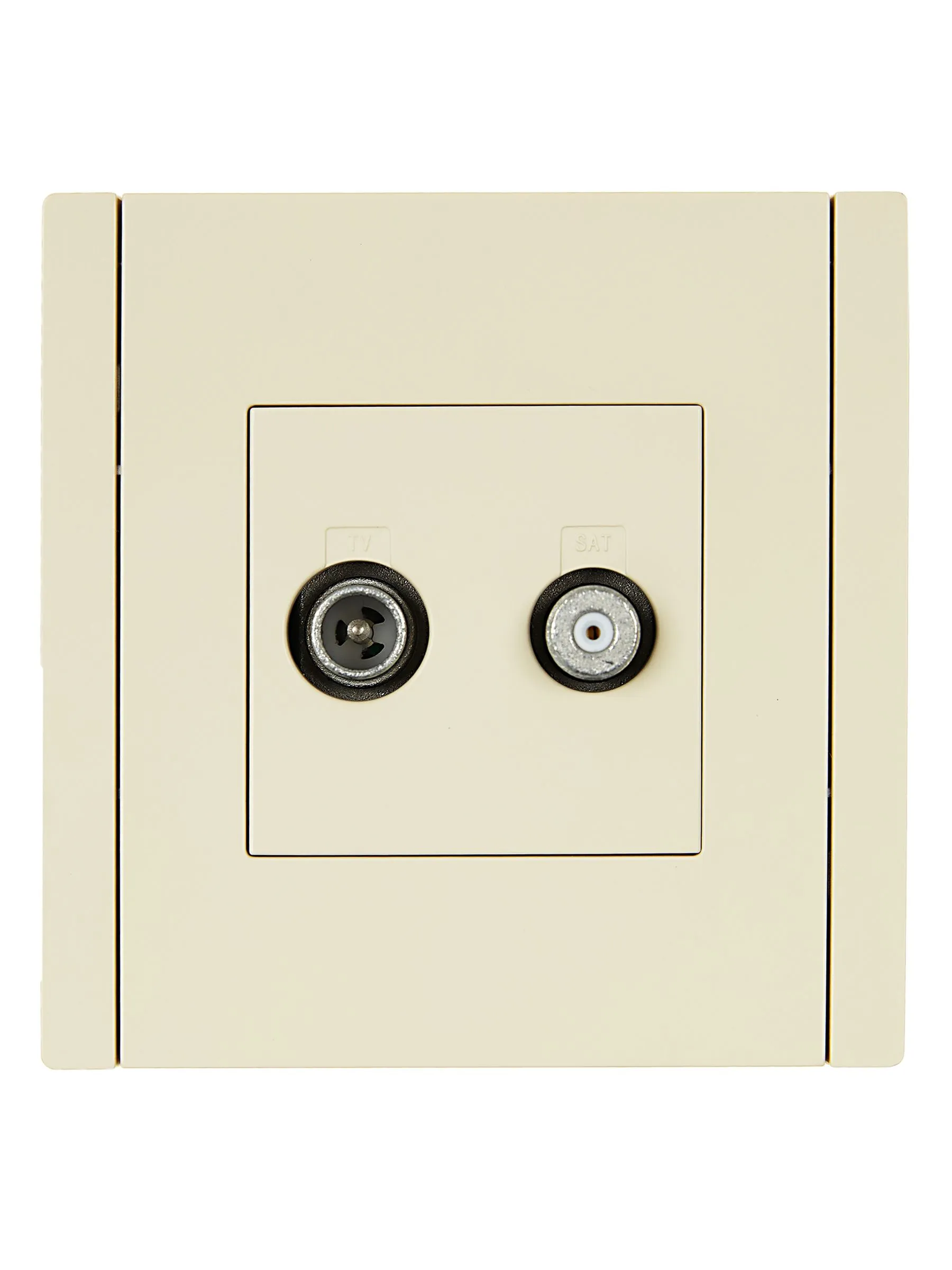 FORTE&PIANO Розетка двойная TV+SAT FP438 ваниль IEK - Фото 5