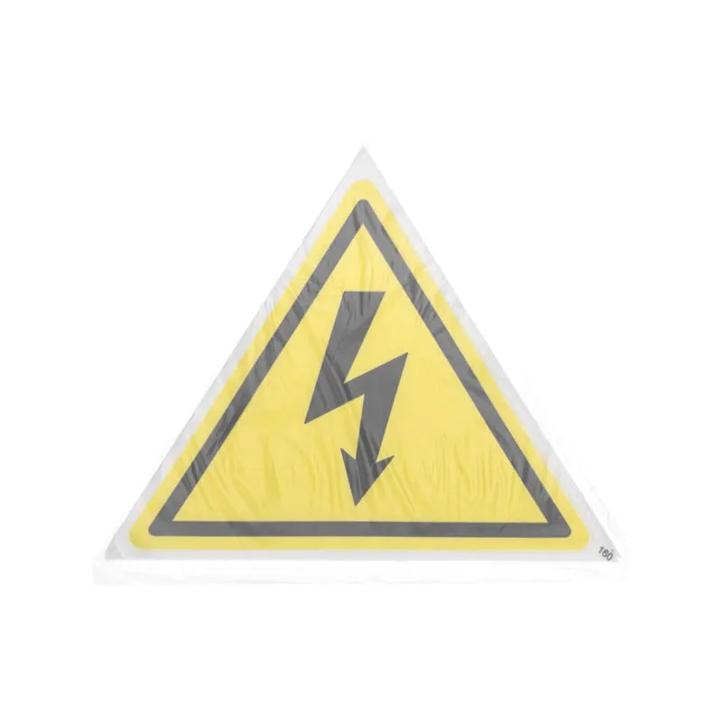 Наклейка знак электробезопасности «Опасность поражения электротоком» 160х160х160мм REXANT - Фото 3