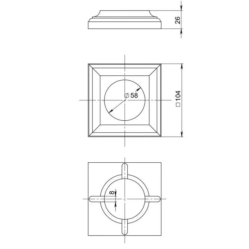 Рамка одноместная "Престиж" белый прованс, для наружного и внутреннего монтажа, ТМ "МезонинЪ" GE7070 - Фото 2