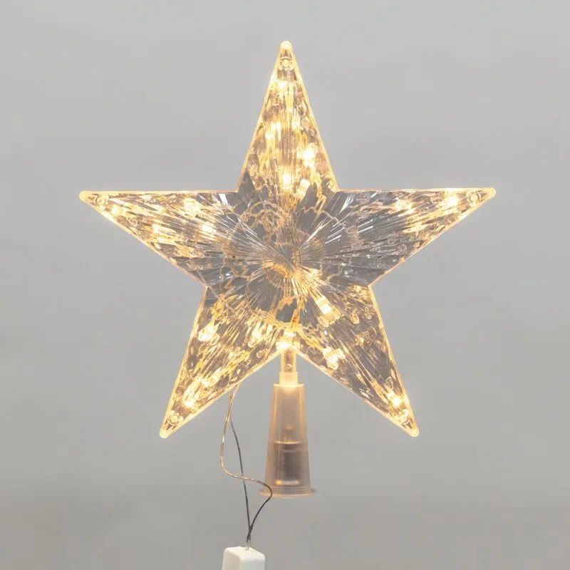Светодиодная фигура на елку Звезда 22см, цвет свечения теплый белый, постоянное свечение, 230В NEON-NIGHT 501-006