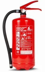 Профессиональный порошковый огнетушитель ОП-4(з) «Миг» 2А,70В,С,Е
