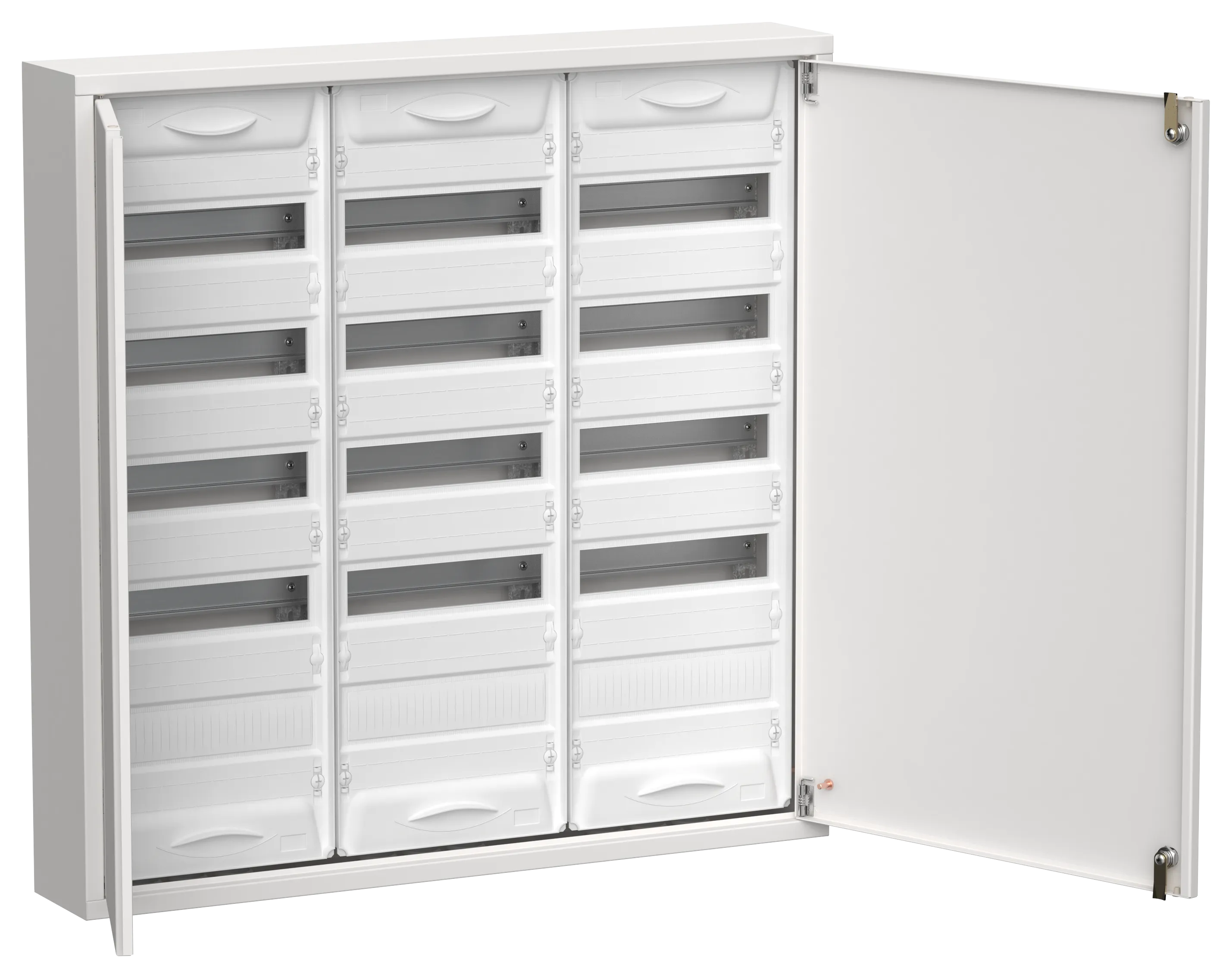 TITAN 5 Корпус металлический ЩРн-180 (3х60) 835х830х140мм IP31 белый (две двери) IEK