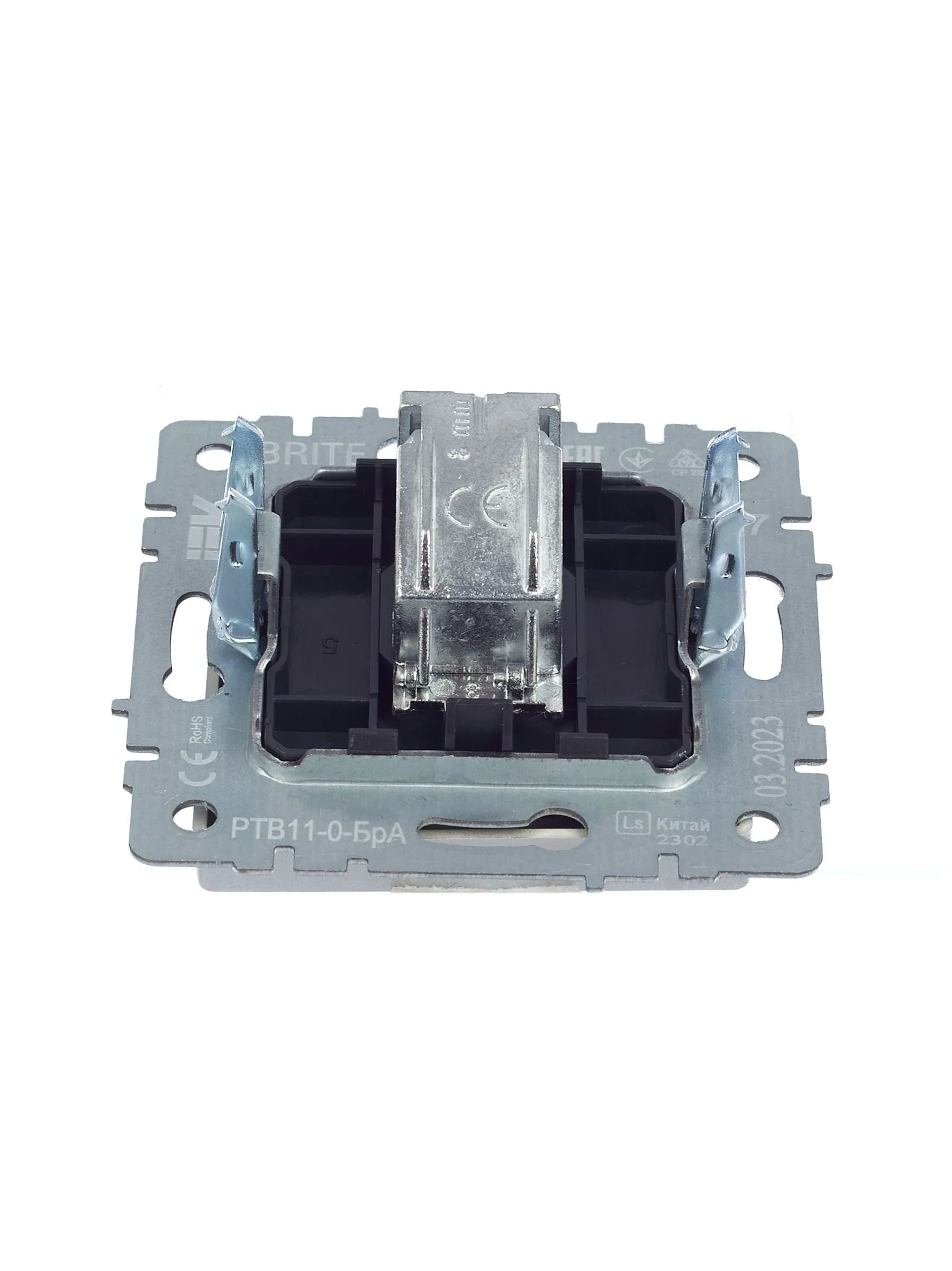 BRITE Розетка TV оконечная РТВ11-0-БрА алюминий IEK - Фото 8