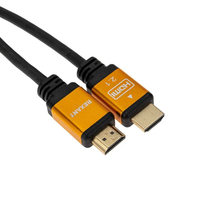 Кабель HDMI - HDMI 2.1, длина 3м, Gold REXANT - Фото 3