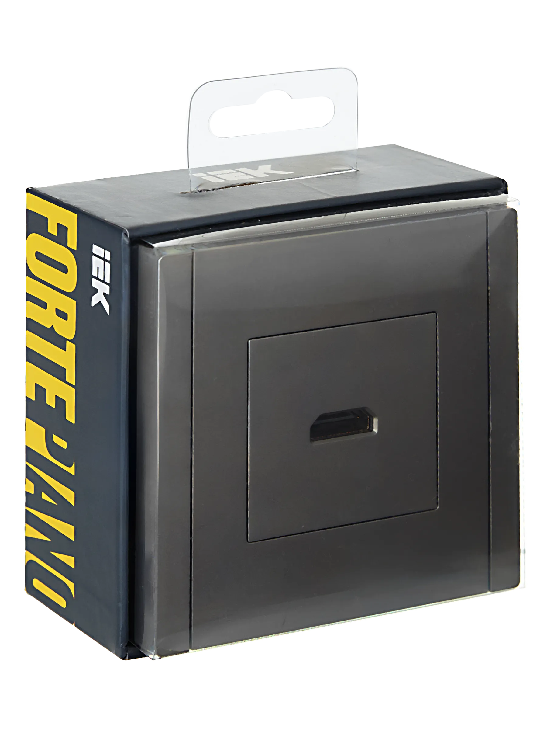 FORTE&PIANO Розетка HDMI FP340 серый IEK - Фото 2