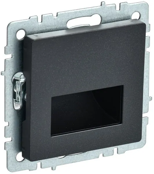 BRITE Подсветка светодиодная встраиваемая ПЛ20-БрЧ черный IEK BR-FL20-K02