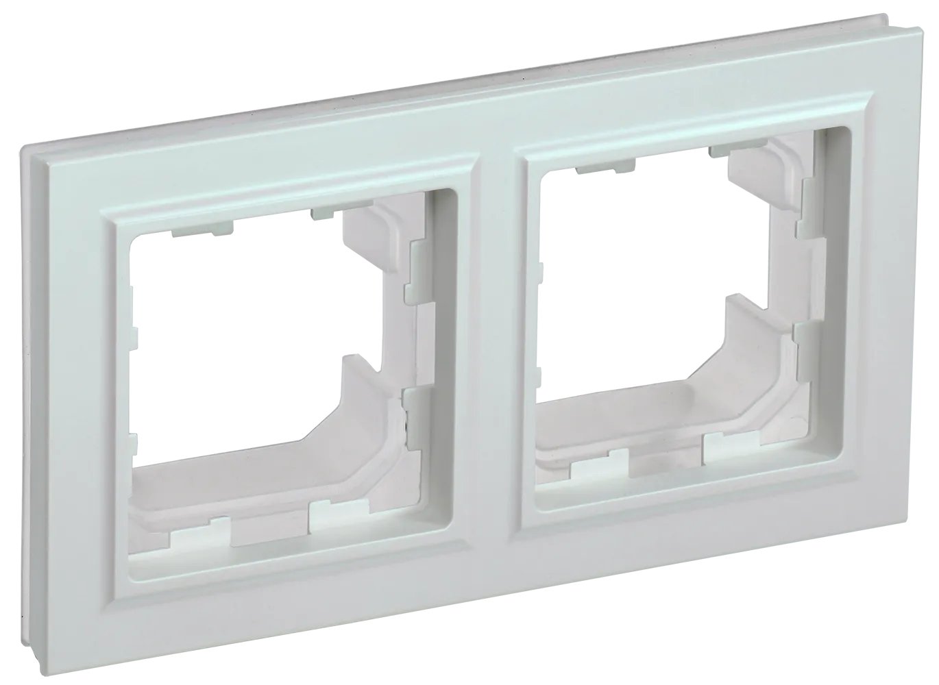 BRITE Рамка 2-местная IP44 РУ-2-БрЖ-44 жемчуг IEK