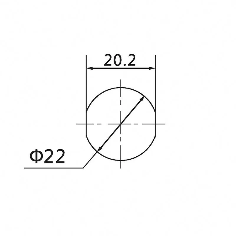 Индикатор Ø22  220V  синий LED  (RWE-618)  REXANT - Фото 3