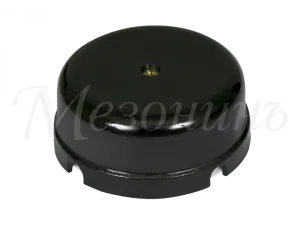 Коробка распределительная фарфоровая D80мм, высота 33мм, IP20, цвет - черный, ТМ "МЕЗОНИНЪ" GE70235- GE70235-05