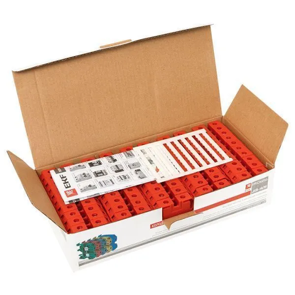 Колодка клеммная JXB-16/35 красная EKF - Фото 2