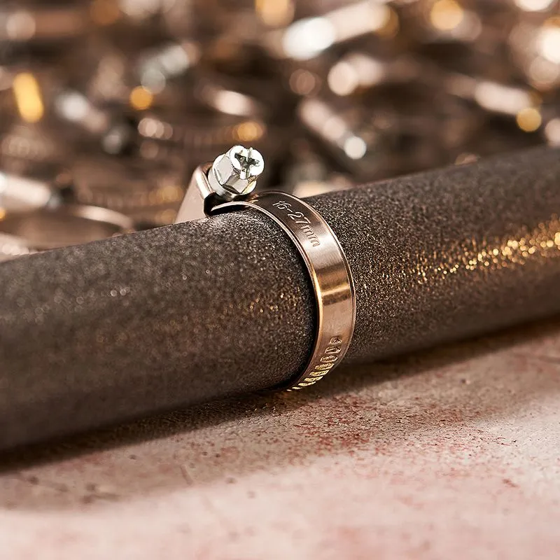 Хомут червячный 16-27-0,7 мм, (упак. 50 шт)  REXANT - Фото 2