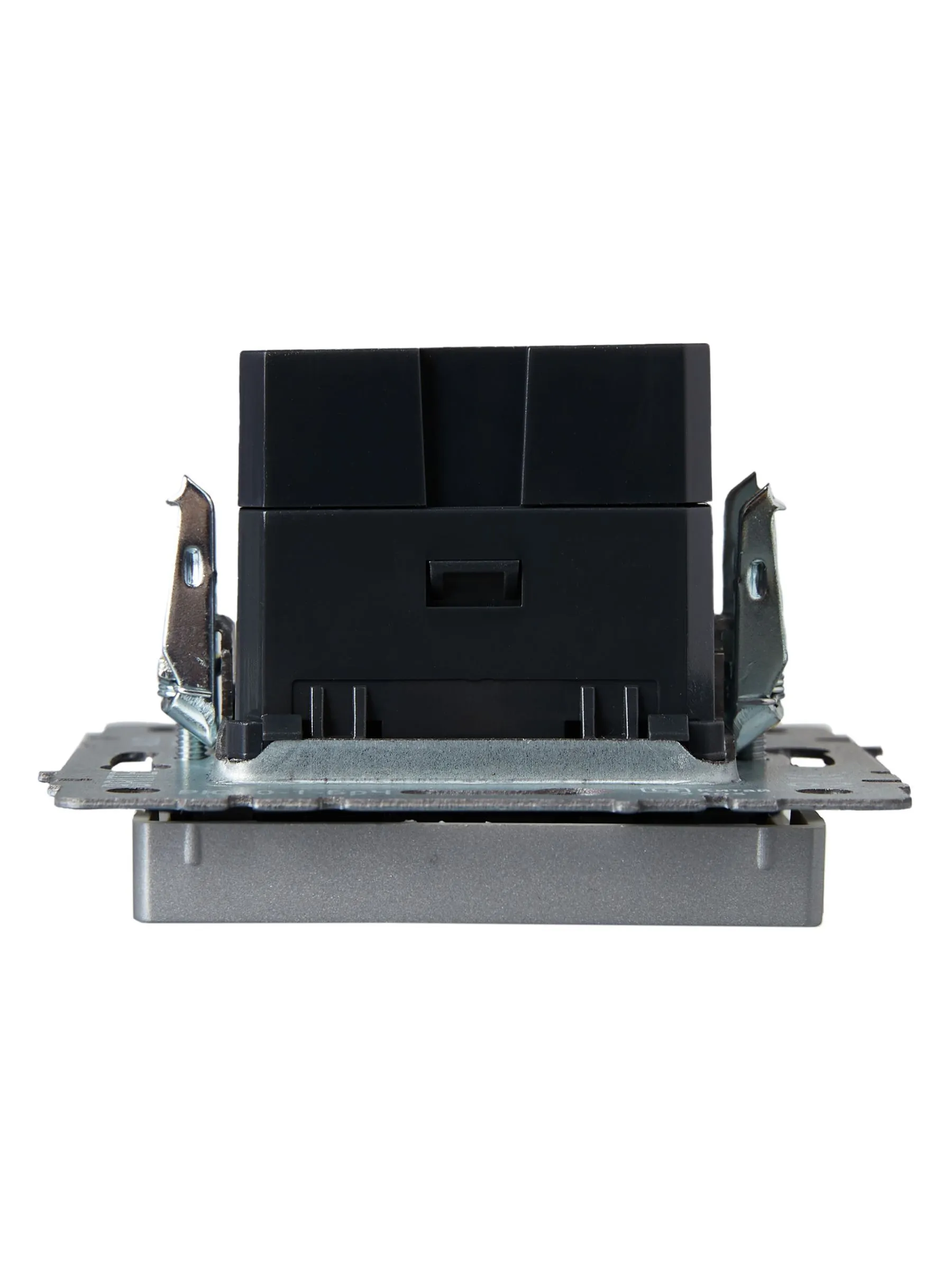 BRITE Розетка USB A+A 5В 3,1А РЮ10-1-БрА алюминий IEK - Фото 2