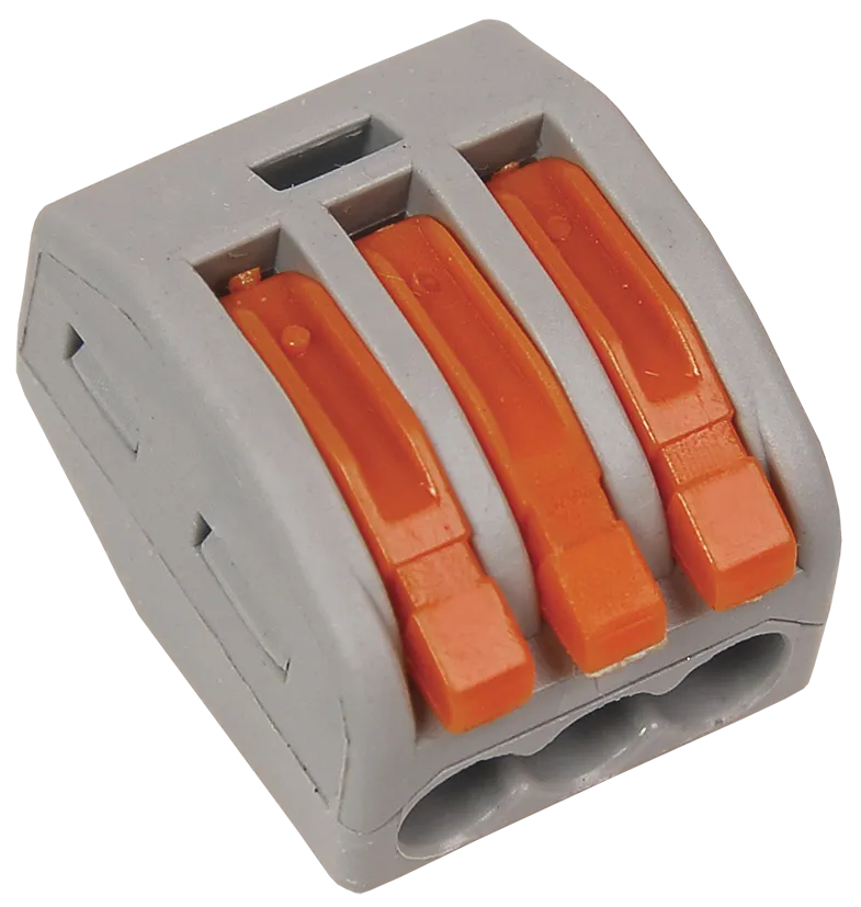 Строительно-монтажная клемма СМК 222-413 многоразовая (4шт/упак) IEK