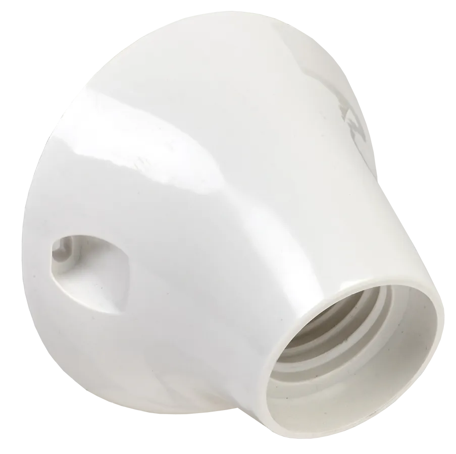 Патрон угловой Ппл27-04-К31 Е27 пластик белый IEK EPP13-04-01-K01