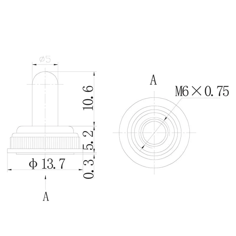 Защита для тумблеров типа MTS силикон REXANT - Фото 2