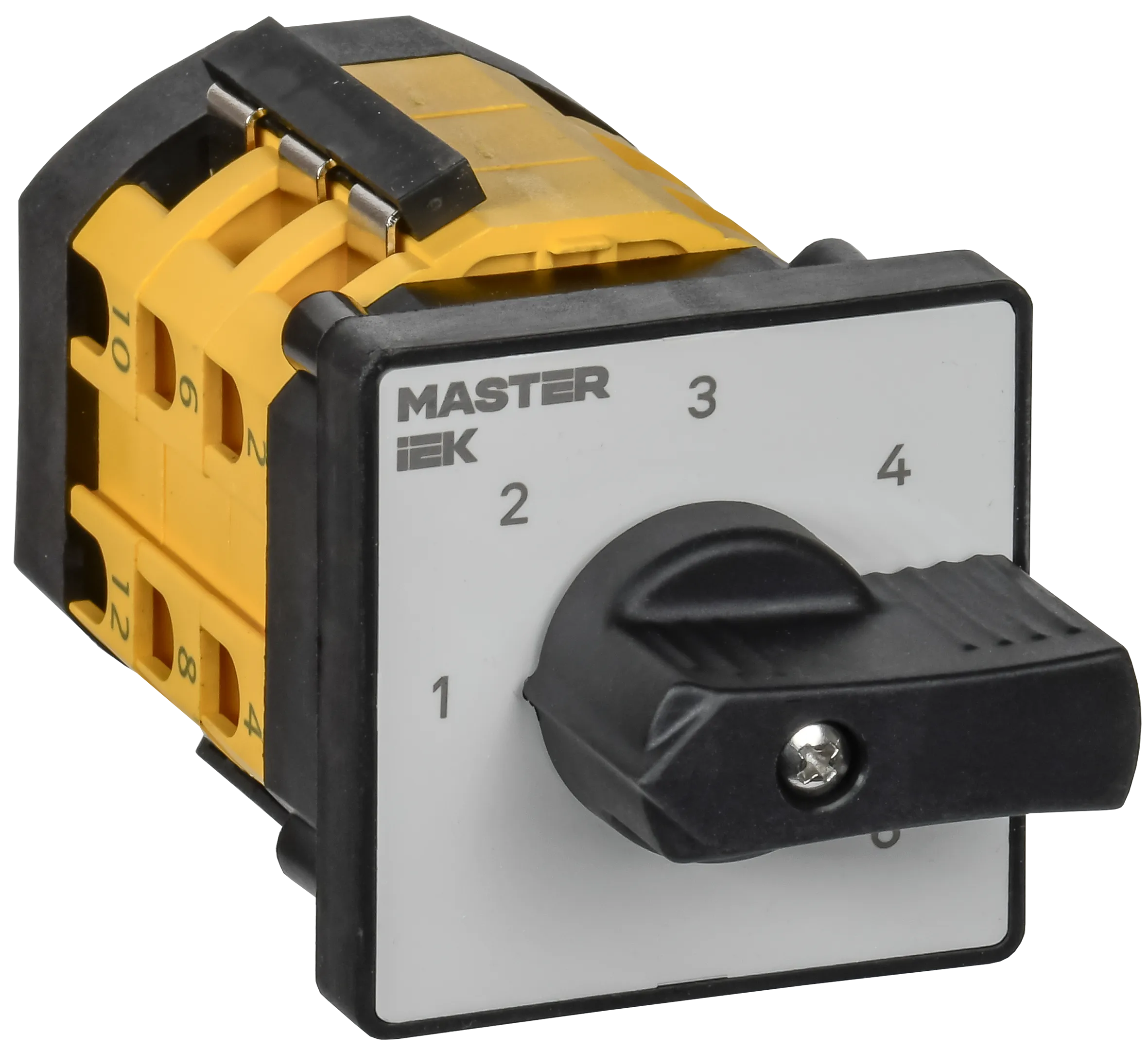 Переключатель кулачковый стандартная рукоятка 10А схема 85 IEK MI-CS10-010-085