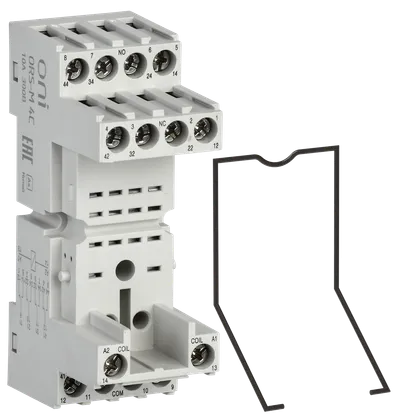 Розетка трёхъярусная ORS-M для реле ORM 4C ONI ORS-M-2-4-G