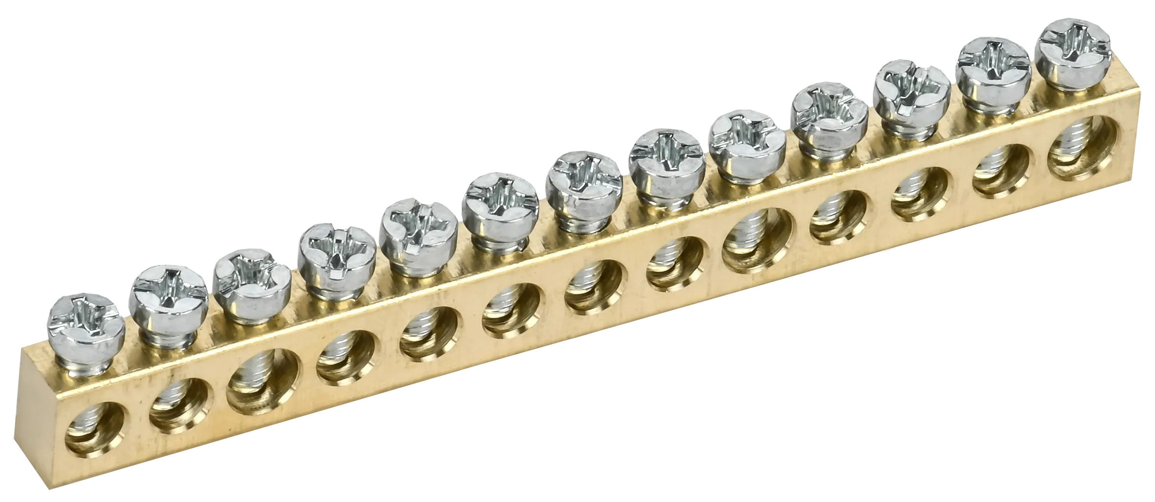 TEKFOR Шина нулевая сечение 6х9 13 отверстий IEK TF-KP00D-SN-13