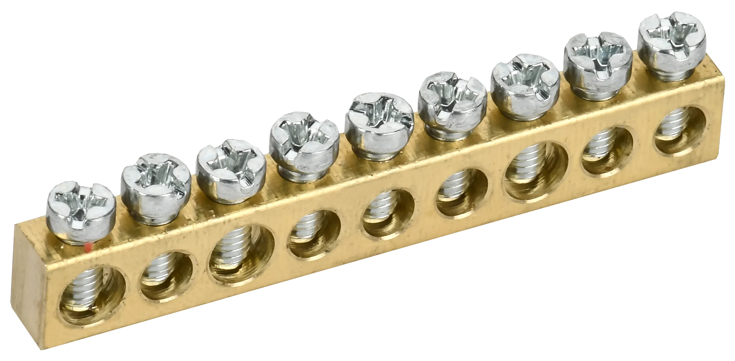 TEKFOR Шина нулевая сечение 6х9 9 отверстий IEK