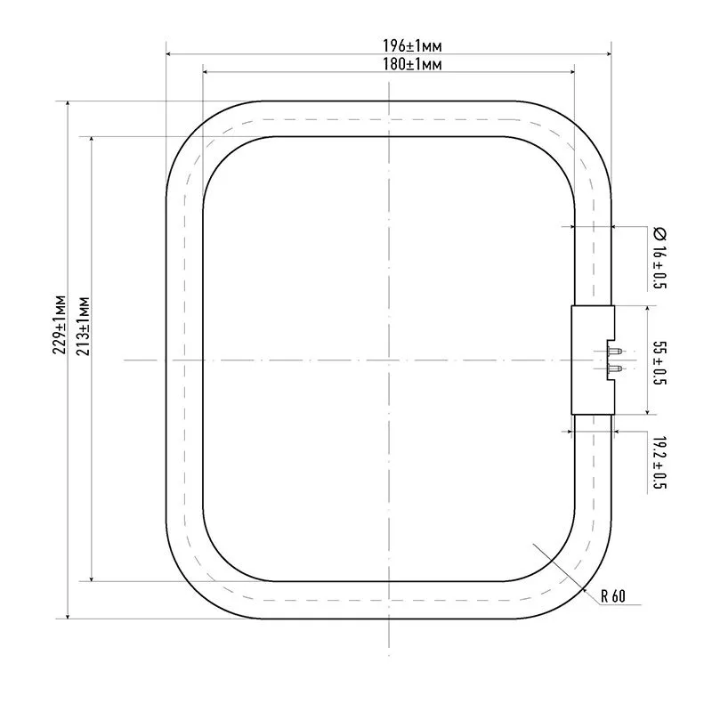 Лампа кольцевая люминесцентная 28Вт для 31-0212, квадратная REXANT - Фото 3