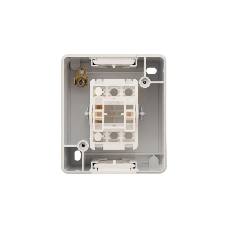 Выключатель одноклавишный INDUSTRIAL IP54 о/у, белый KRANZ - Фото 5