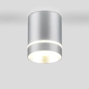 Накладной акцентный светодиодный светильник DLR021 9W 4200K / хром матовый DLR021 9W 4200K хром мато a037519