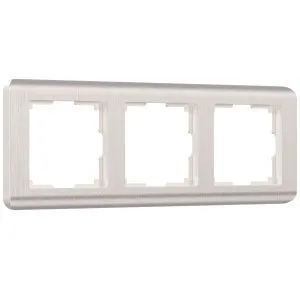 Рамка на 3 поста Stream (перламутровый) Werkel W0032113