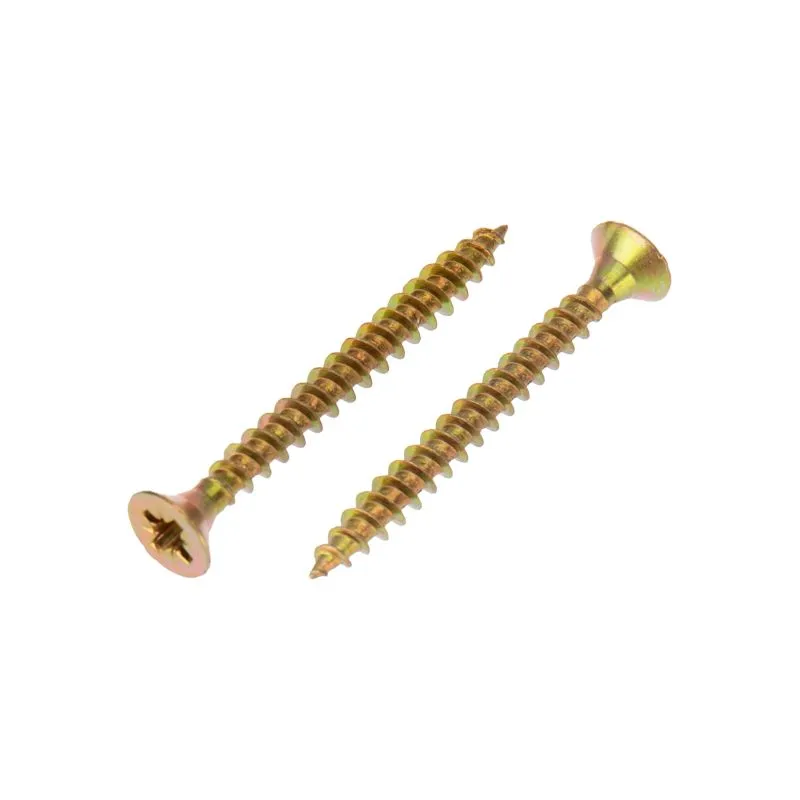 Саморез универсальный 4,0х40 мм, желтый цинк, пакет (800 шт/уп) KRANZ