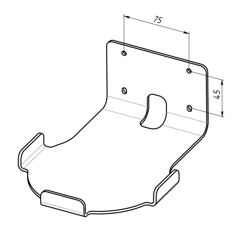 Кронштейн для Xbox Series X, настенный, черный REXANT - Фото 4