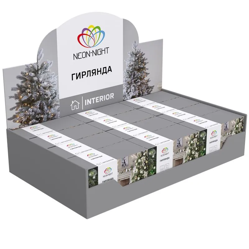 Гирлянда Твинкл Лайт 4 м, темно-зеленый ПВХ, 25 LED, цвет мультиколор - Фото 5