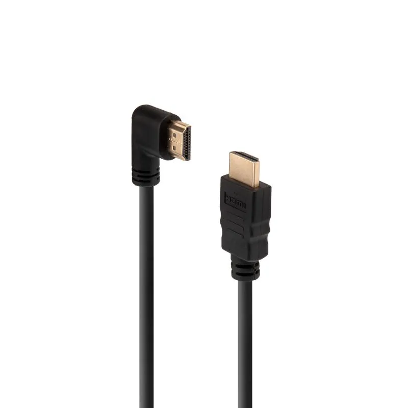 Кабель HDMI - HDMI 1.4, 1,5м, Gold, угловой PROconnect - Фото 3