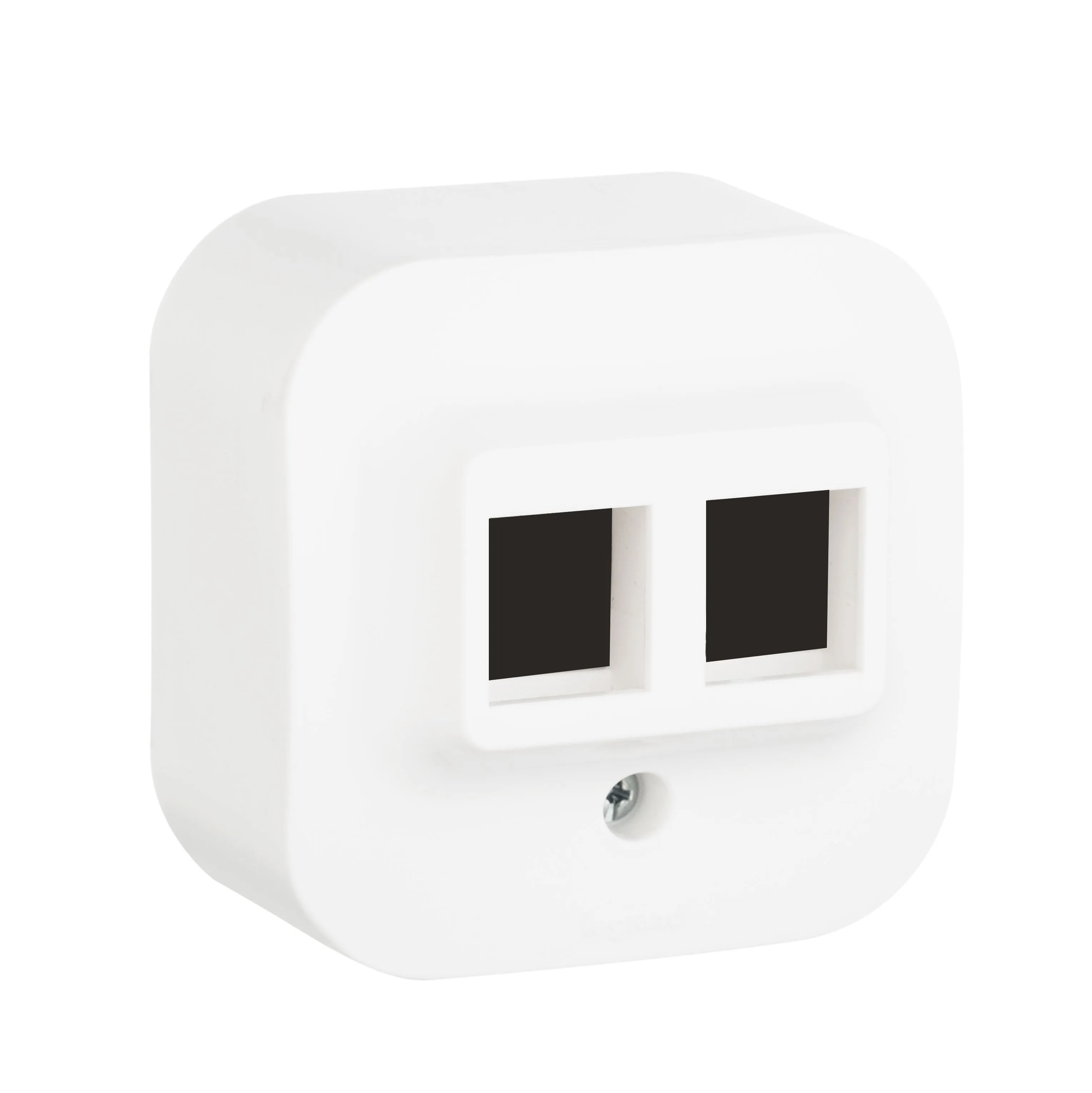 QUTEO Адаптер для розеток RJ45 Keystone белый 782226