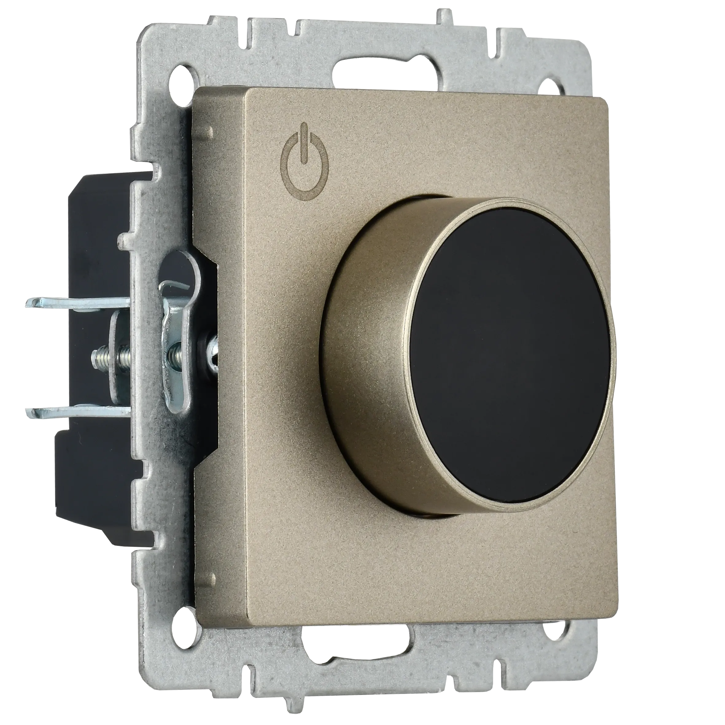 BRITE Термостат электронный с индикацией ТС10-1-БрШ шампань IEK - Фото 5