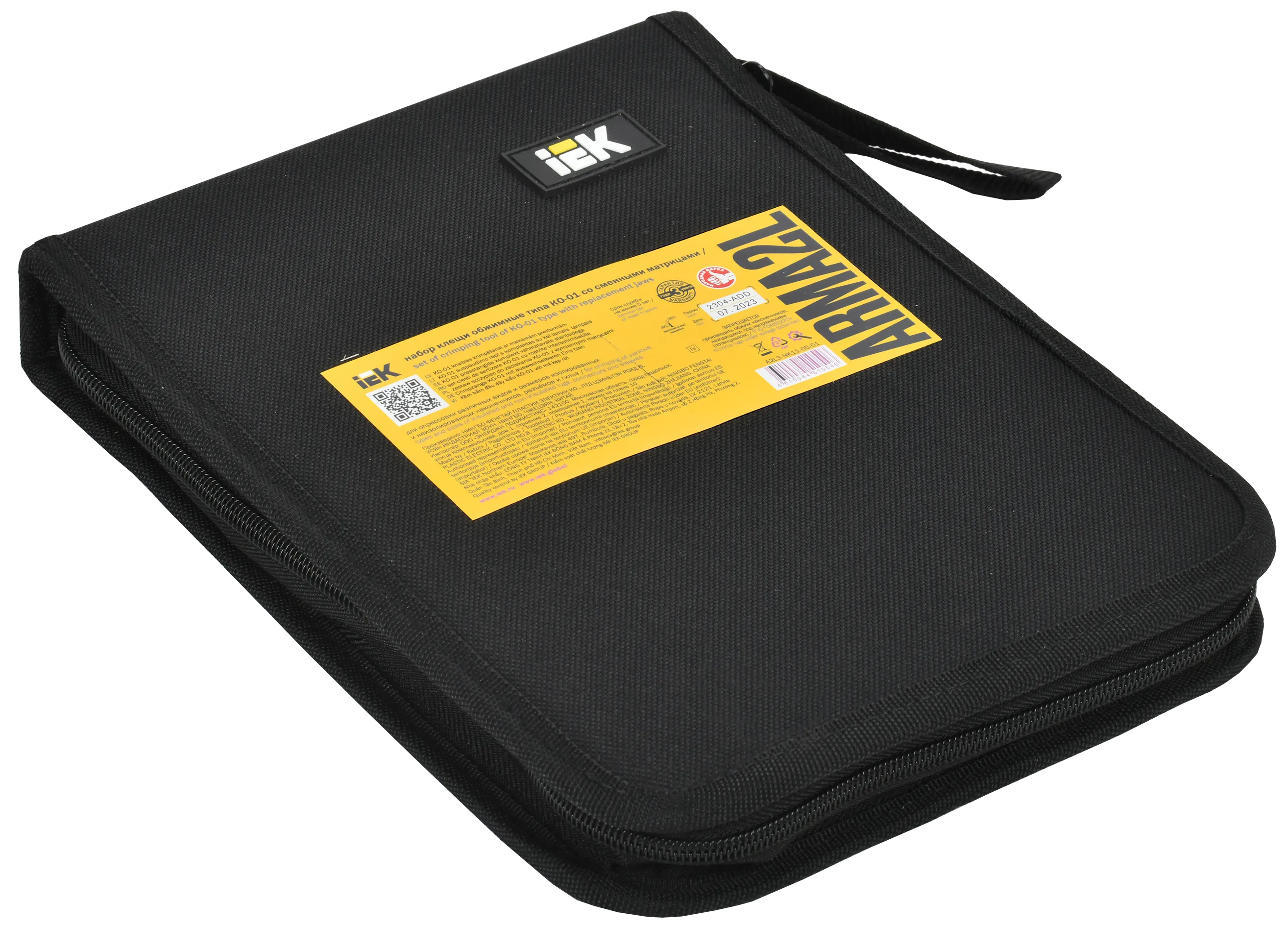 ARMA2L 3 Набор клещи обжимные КО-01 + 4 сменных матриц IEK - Фото 3