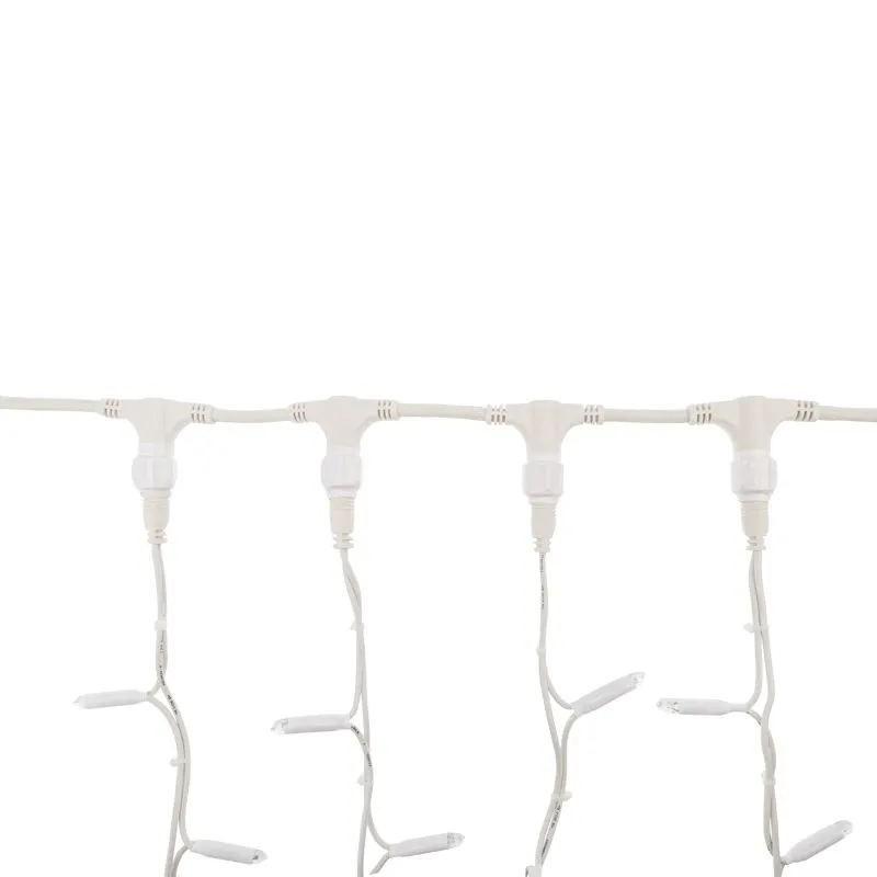 Гирлянда светодиодная Занавес 2х1,5м 360 LED ЗЕЛЕНЫЙ белый КАУЧУК IP67 постоянное свечение 230В блок в комплекте NEON-NIGHT - Фото 4