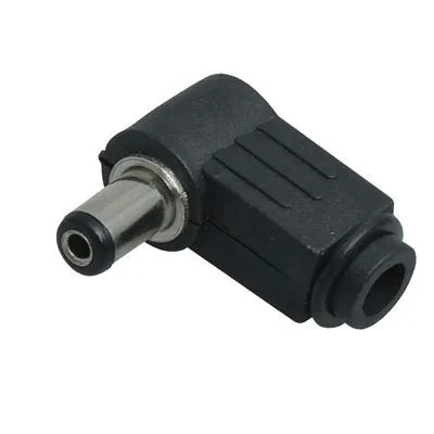 Разъем питания DC штекер 2,1х5,5мм угловой REXANT 14-0312