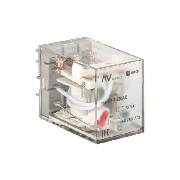 Реле промежуточное RPA 22/3 6A 230В AC EKF - Фото 2