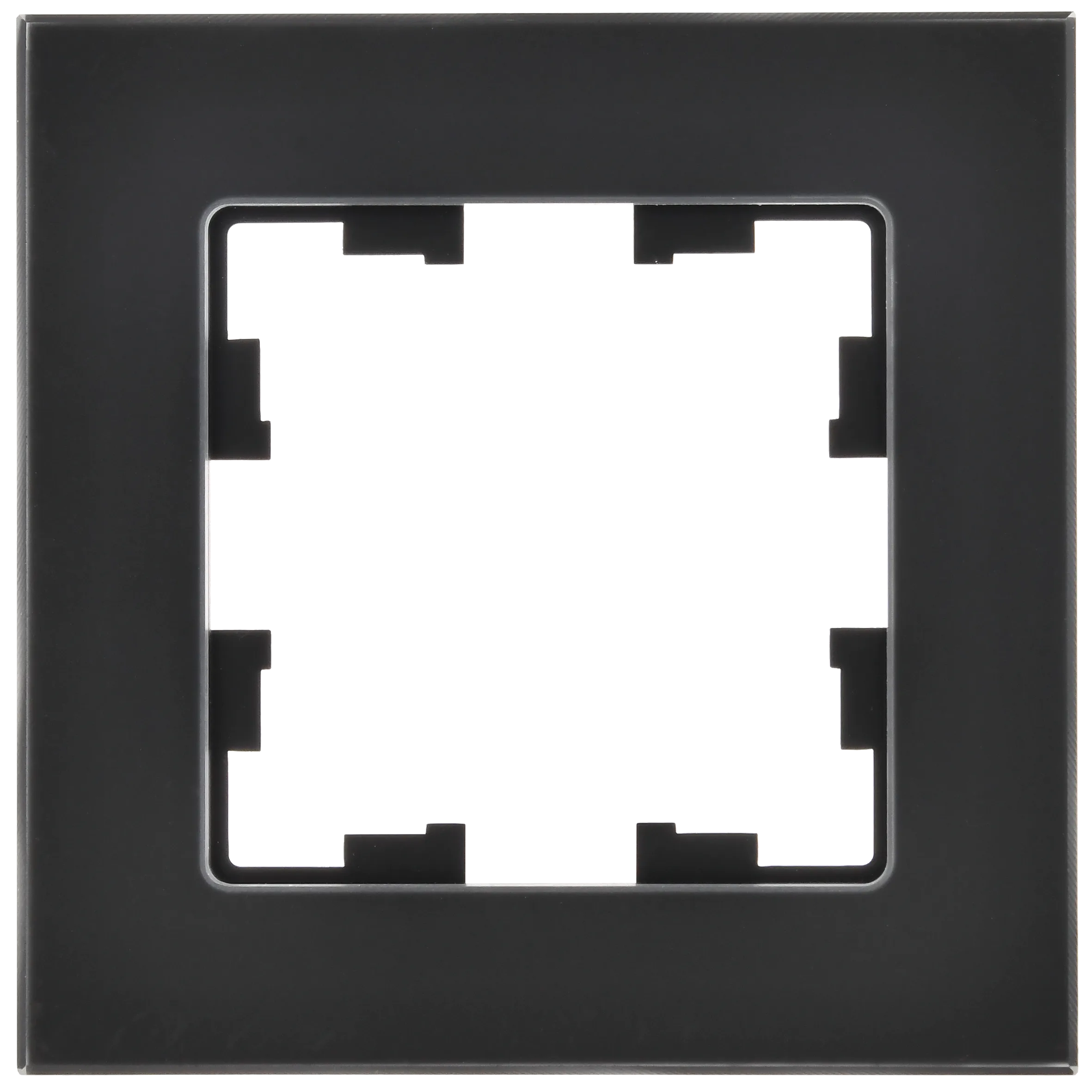 BRITE Рамка 1-местная РУ-1-2-Бр стекло черный матовый IEK - Фото 7