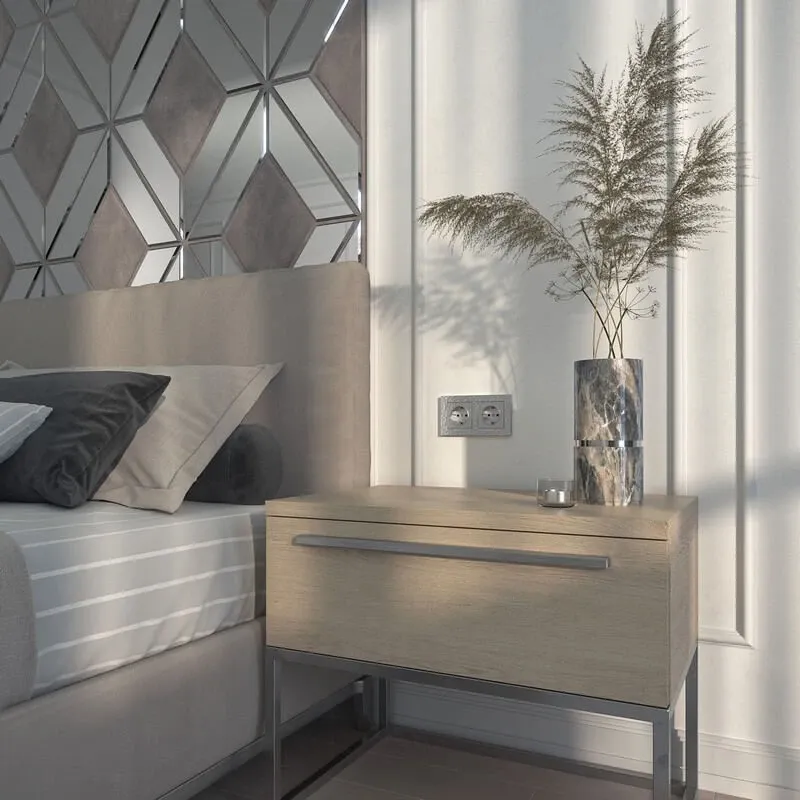 Розетка с заземлением (hammer серебряный) Werkel - Фото 5