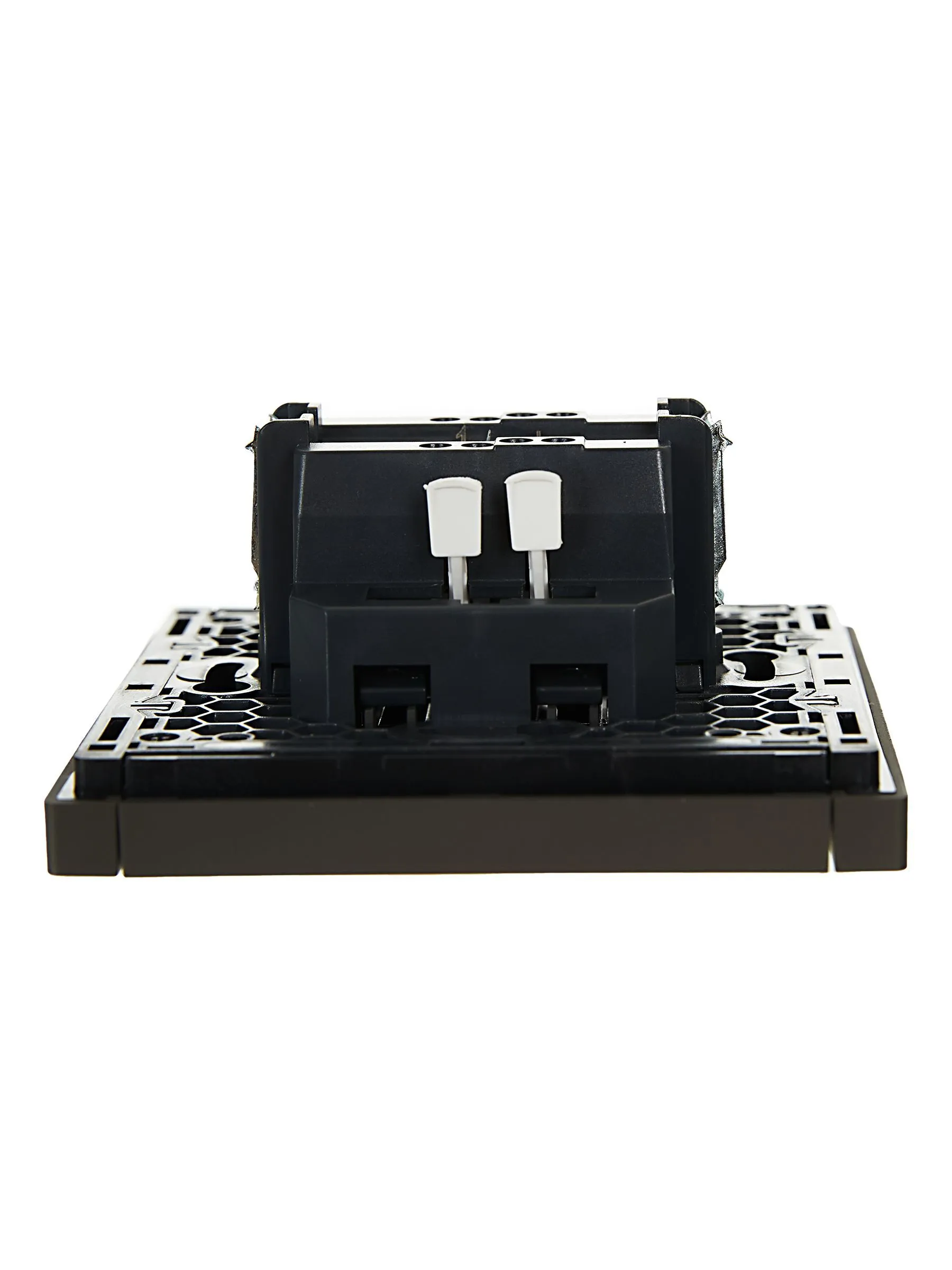 FORTE&PIANO Выключатель 1-клавишный проходной с индикацией 10А FP304 серый IEK - Фото 3