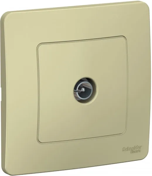 Розетка телевизионная TV СП Blanca коннектор беж. SE BLNTS000017 - Фото 3